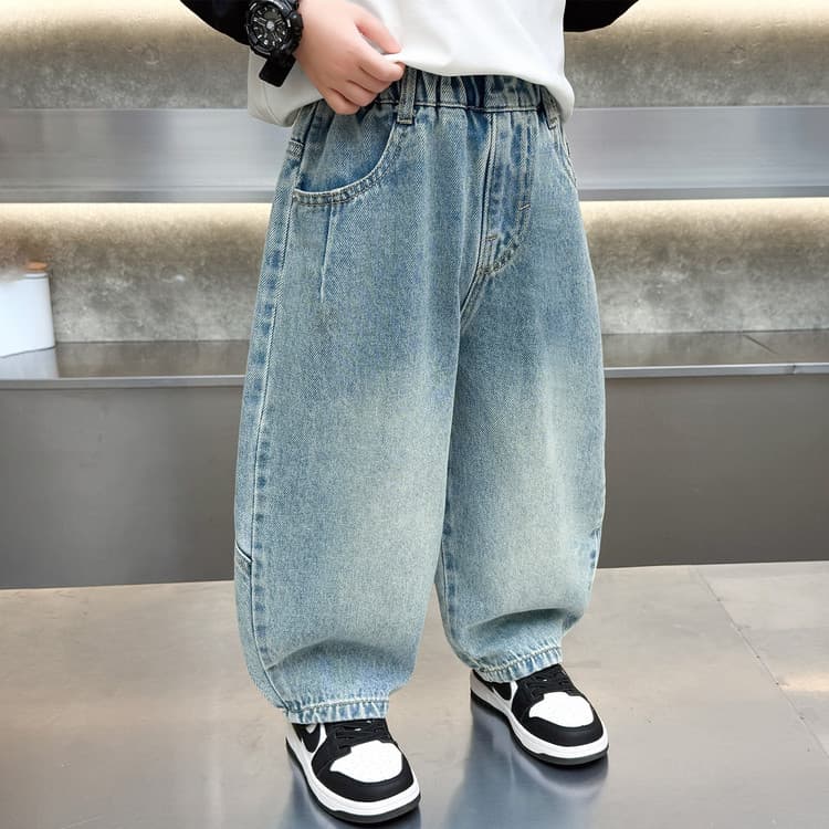 BOBBY ABLEY Светло-синий Kids Джинсы - изображение 5