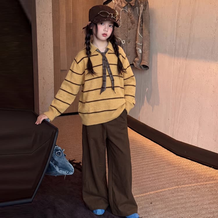 BOBBY ABLEY Шарф Свитер Набор волшебных цветов Kids Повседневные спортивные костюмы Наборы - изображение 7