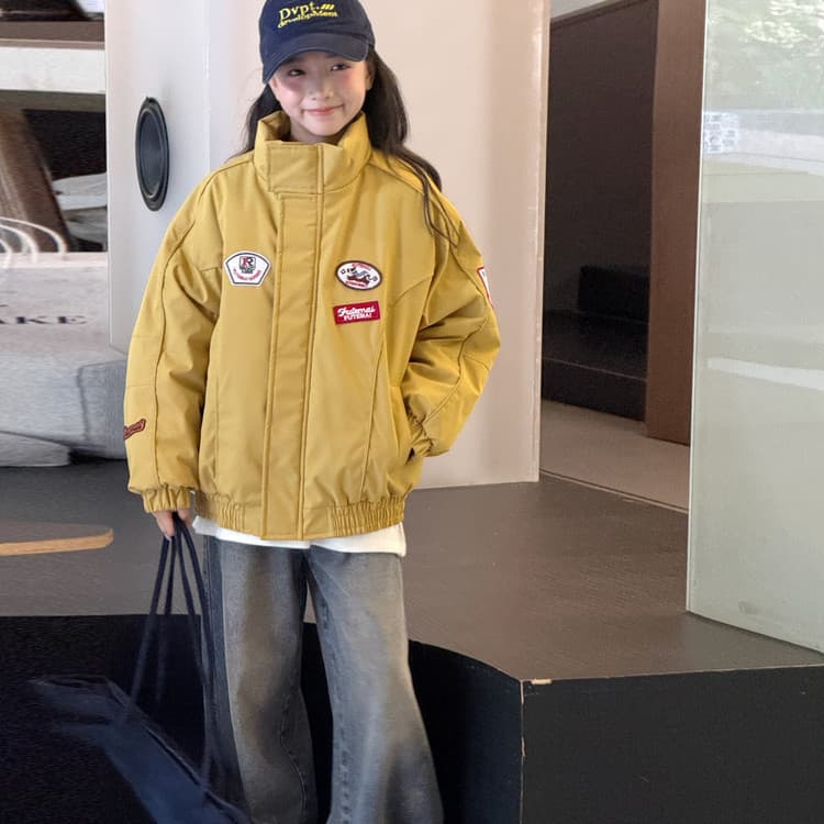 BOBBY ABLEY Желтый Kids Утеплённые куртки - изображение 4