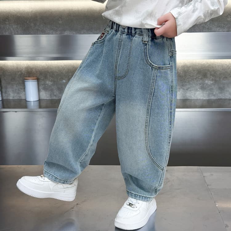 BOBBY ABLEY Светло-синий Kids Джинсы - изображение 6