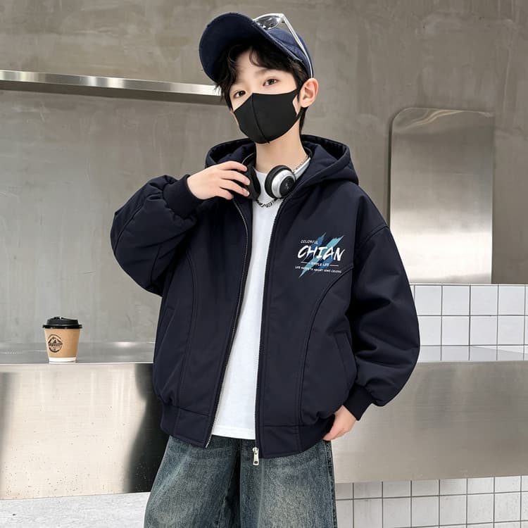BOBBY ABLEY Cyan (С подушечками) Kids Утеплённые куртки - изображение 4