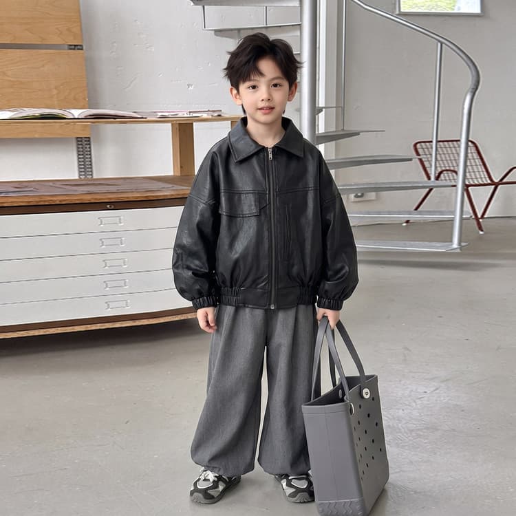 BOBBY ABLEY Черный Kids Куртки - изображение 3