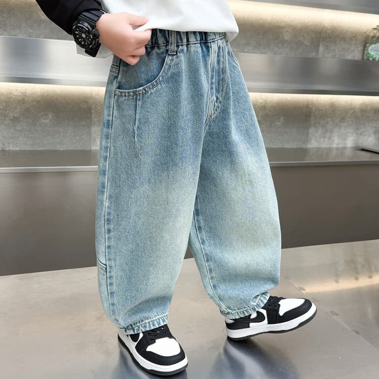 BOBBY ABLEY Светло-синий Kids Джинсы - изображение 3