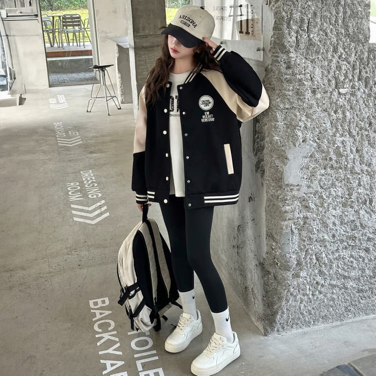BOBBY ABLEY Черный Kids Бейсбольные куртки - изображение 3