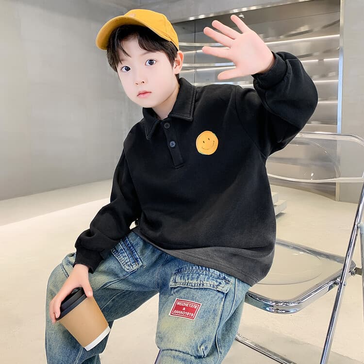 BOBBY ABLEY Выцветший черный Kids Толстовки - изображение 7