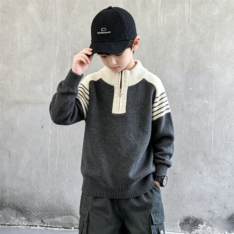 BOBBY ABLEY Серый Kids Свитеры - изображение 4