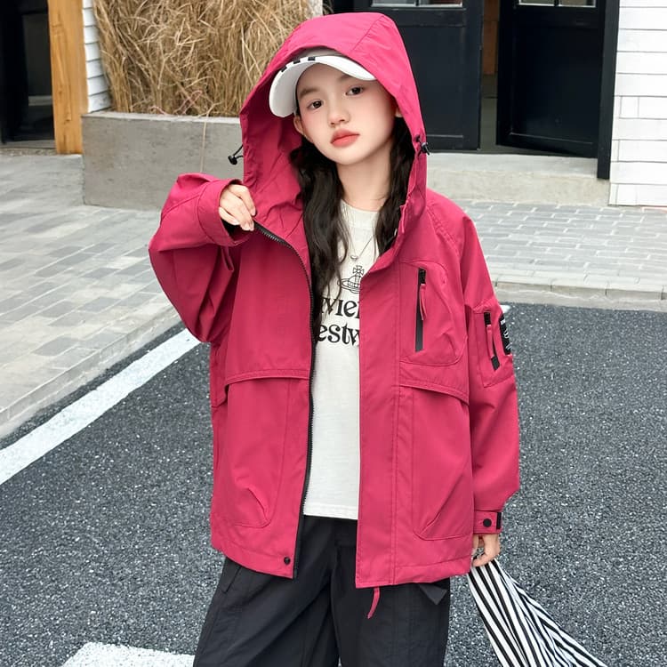 BOBBY ABLEY Утепленный Розово-красный Kids Куртки - изображение 6