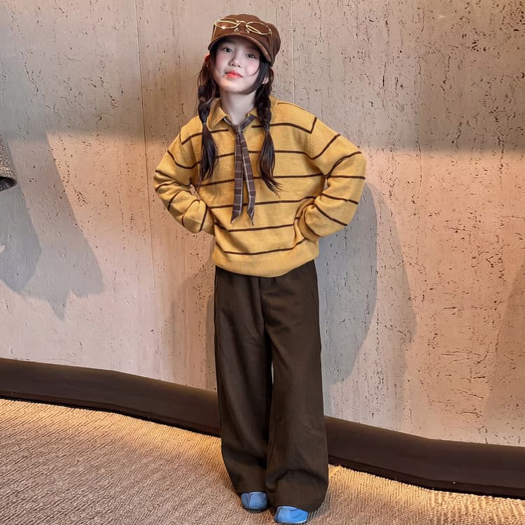 BOBBY ABLEY Шарф Свитер Набор волшебных цветов Kids Повседневные спортивные костюмы Наборы - изображение 3