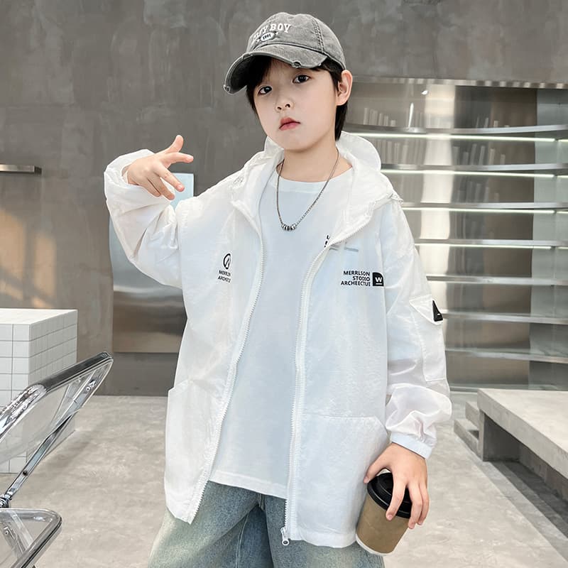 BOBBY ABLEY Белый Kids Куртки - изображение 2