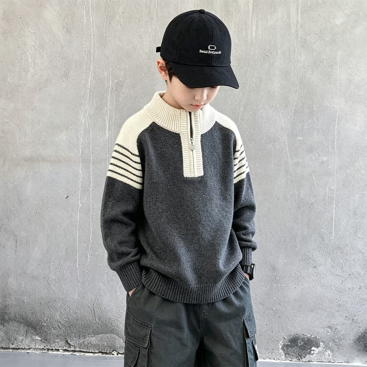 BOBBY ABLEY Серый Kids Свитеры - изображение 2