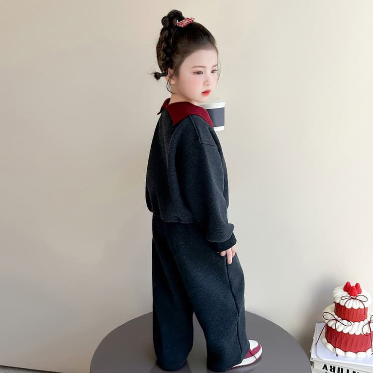 BOBBY ABLEY Черно-серый Kids Повседневные спортивные костюмы Наборы - изображение 6