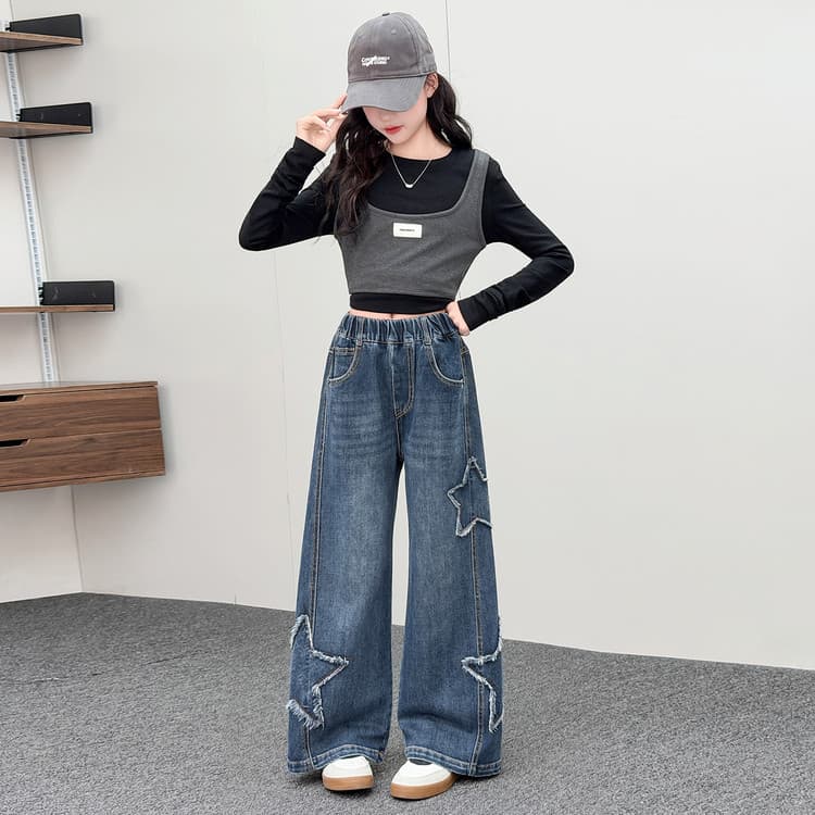BOBBY ABLEY Синий Kids Джинсы - изображение 5