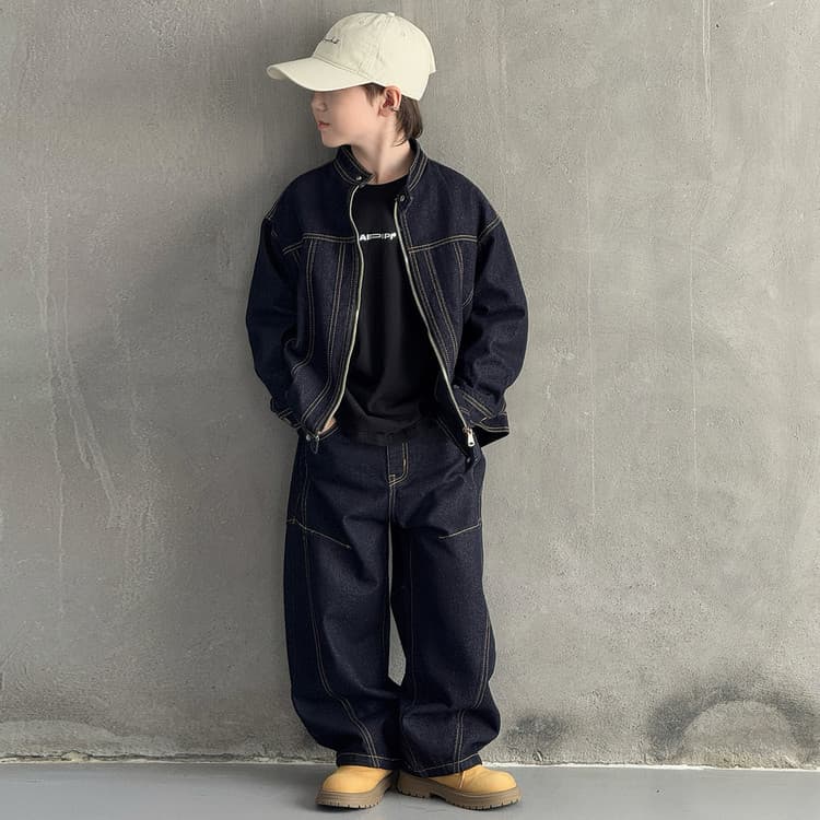 BOBBY ABLEY Темно-синий Kids Повседневные спортивные костюмы Наборы - изображение 2