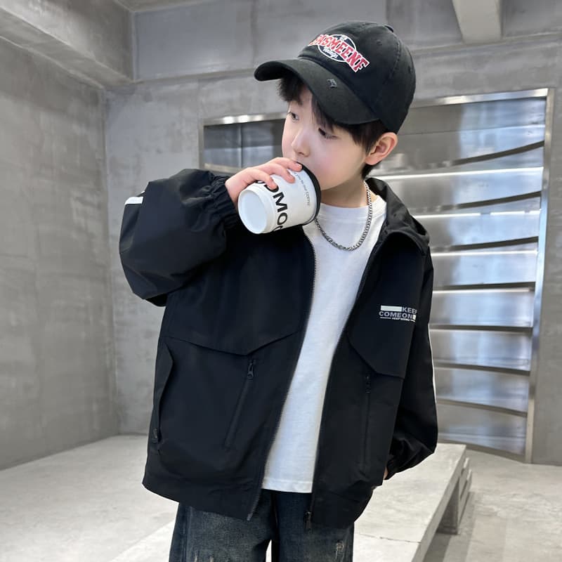BOBBY ABLEY Черный Kids Куртки - изображение 6