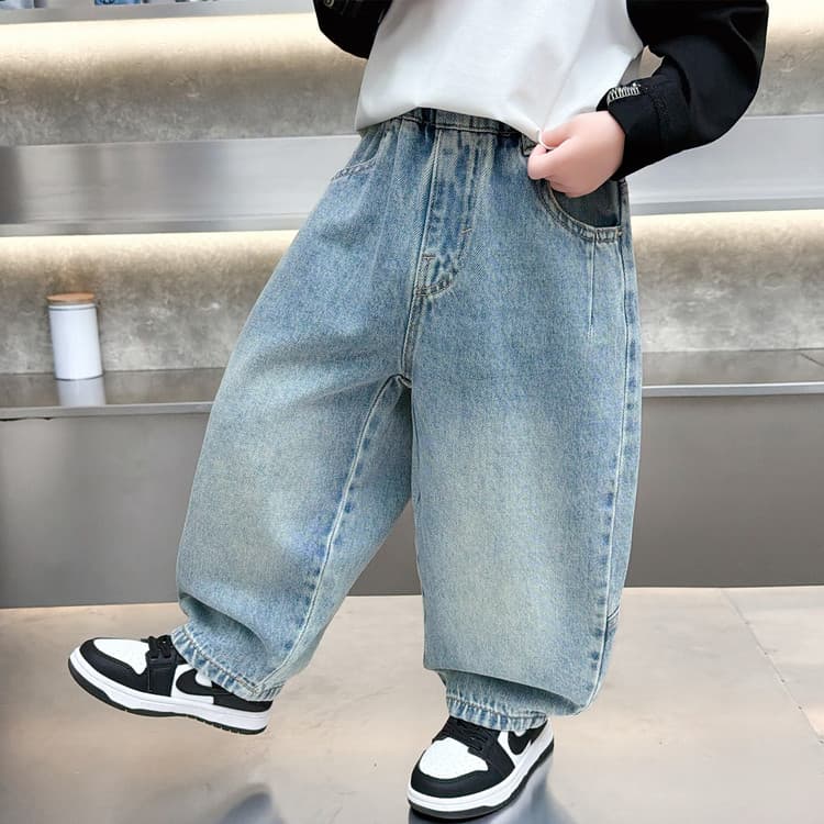 BOBBY ABLEY Светло-синий Kids Джинсы - изображение 6