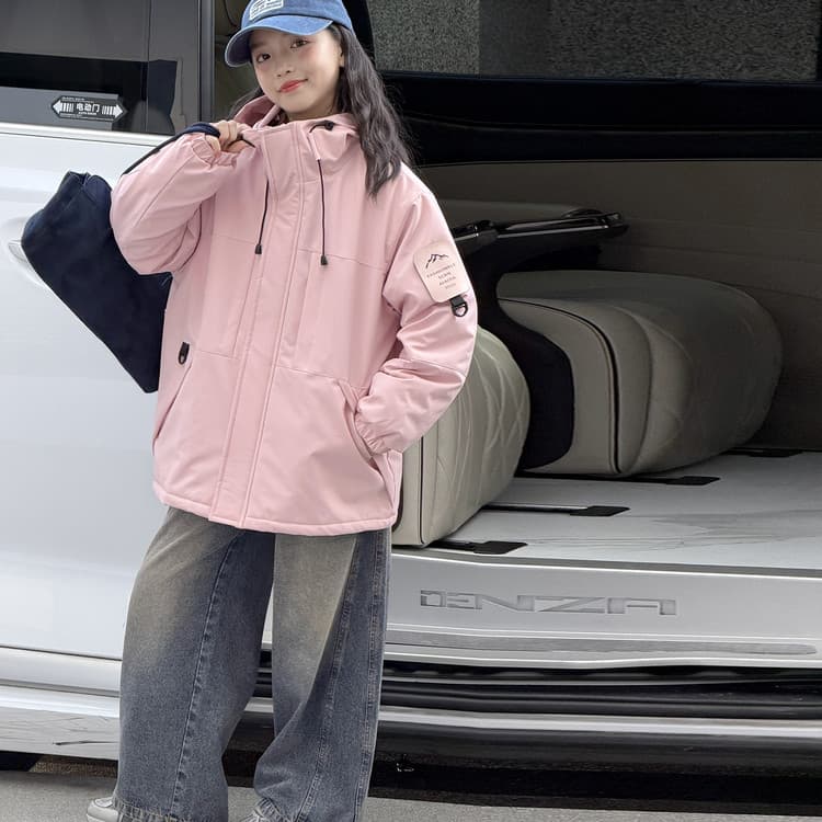 BOBBY ABLEY Розовый 3-в-1 (Пальто+Подкладка) Kids Туристическая одежда - изображение 3