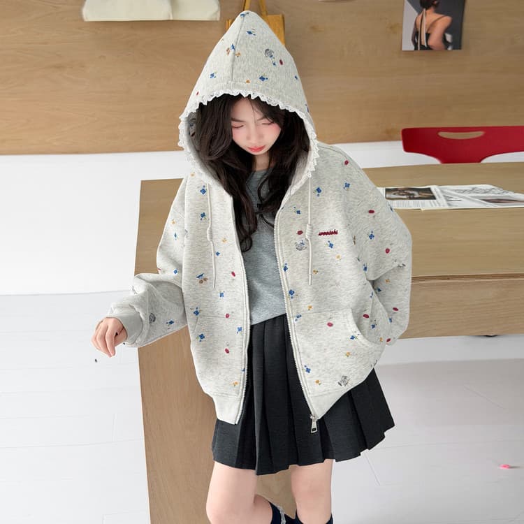 BOBBY ABLEY Вересковый серый Kids Толстовки - изображение 4
