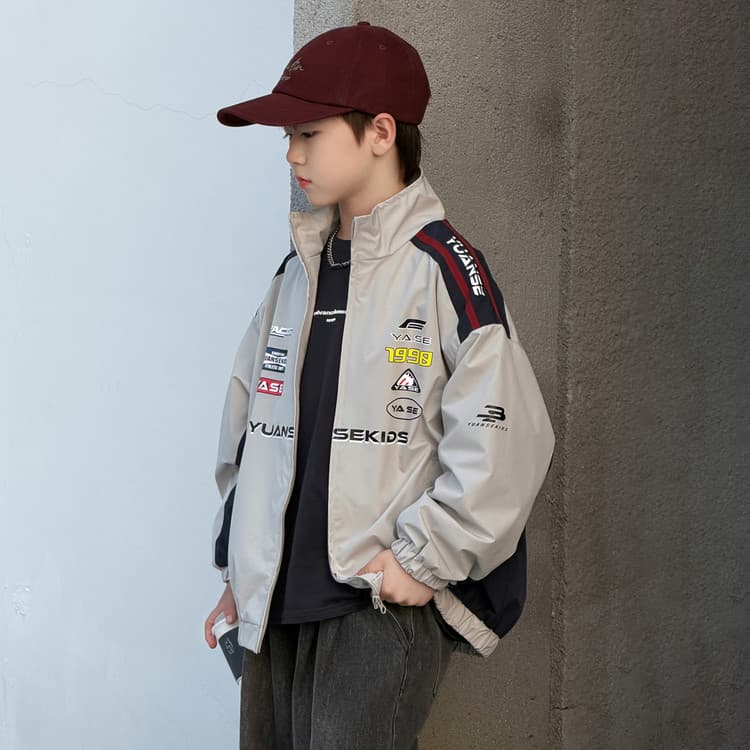BOBBY ABLEY Абрикосовый серый Kids Куртки - изображение 2
