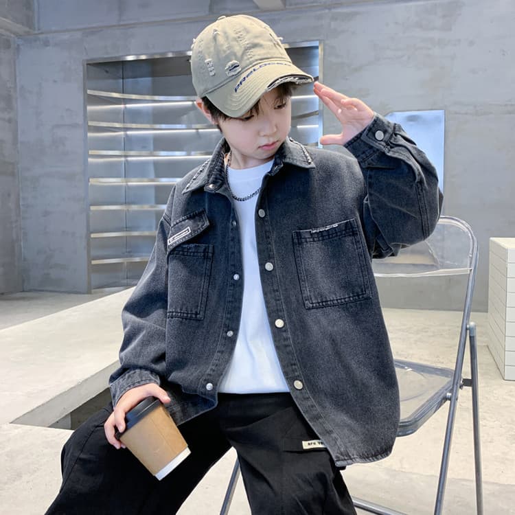 BOBBY ABLEY Черный Kids Куртки - изображение 4