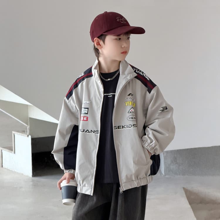 BOBBY ABLEY Абрикосовый серый Kids Куртки - изображение 6