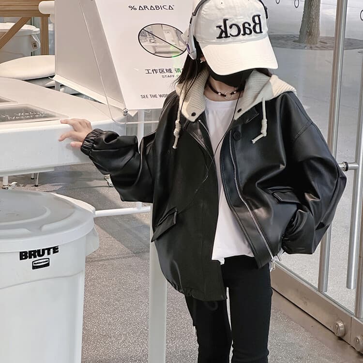 BOBBY ABLEY Черный без подкладки Kids Куртки - изображение 4