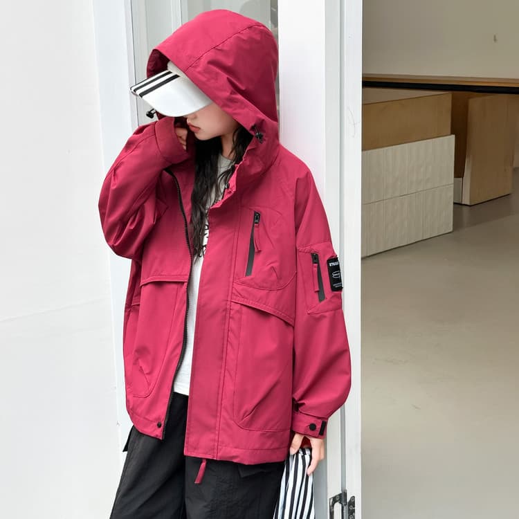 BOBBY ABLEY Утепленный Розово-красный Kids Куртки - изображение 3