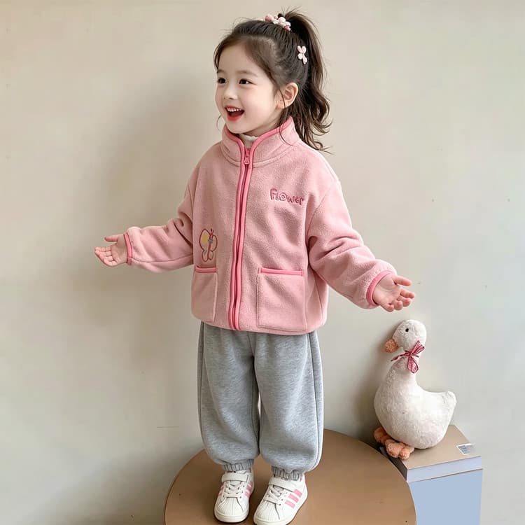 BOBBY ABLEY Розовый Kids Утеплённые куртки - изображение 4