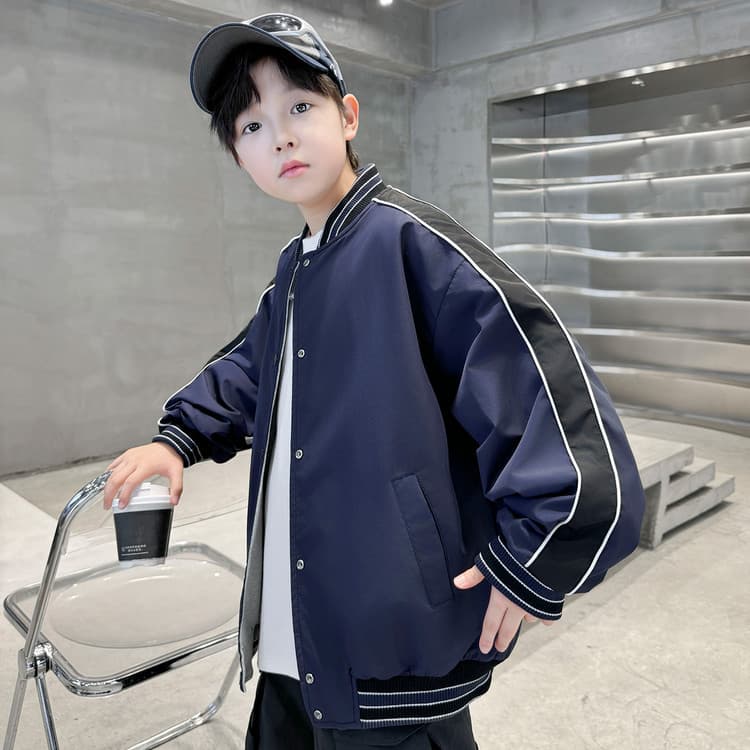 BOBBY ABLEY Темно-синий Kids Куртки - изображение 6