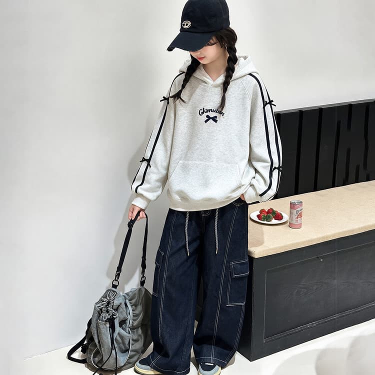 Кофта BOBBY ABLEY Серый Свитшот Kids Толстовки - изображение 4