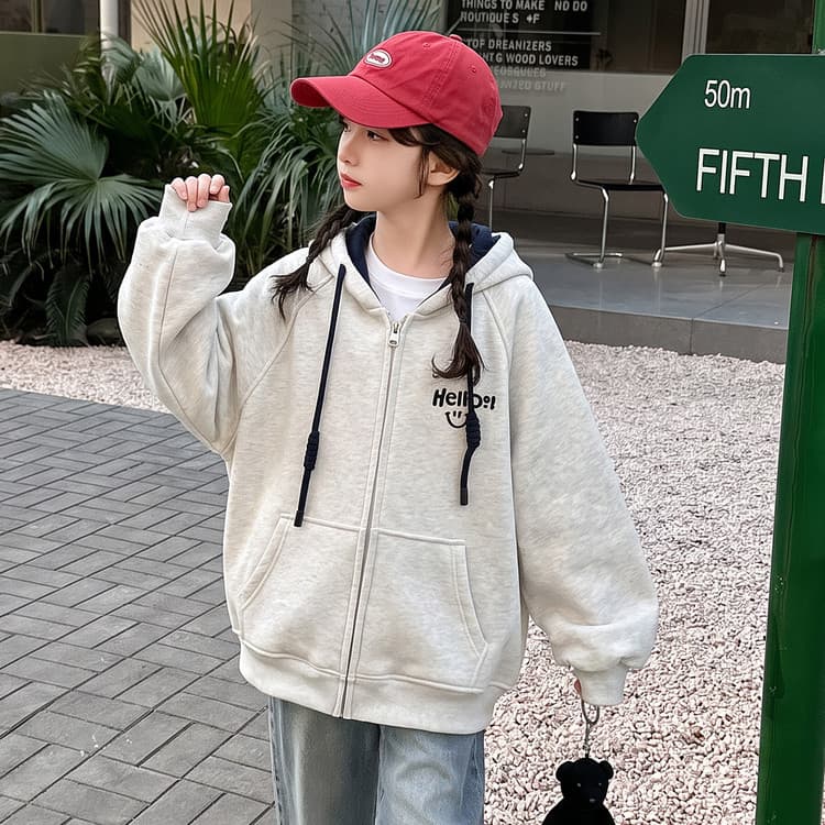 BOBBY ABLEY Серый Kids Толстовки - изображение 5