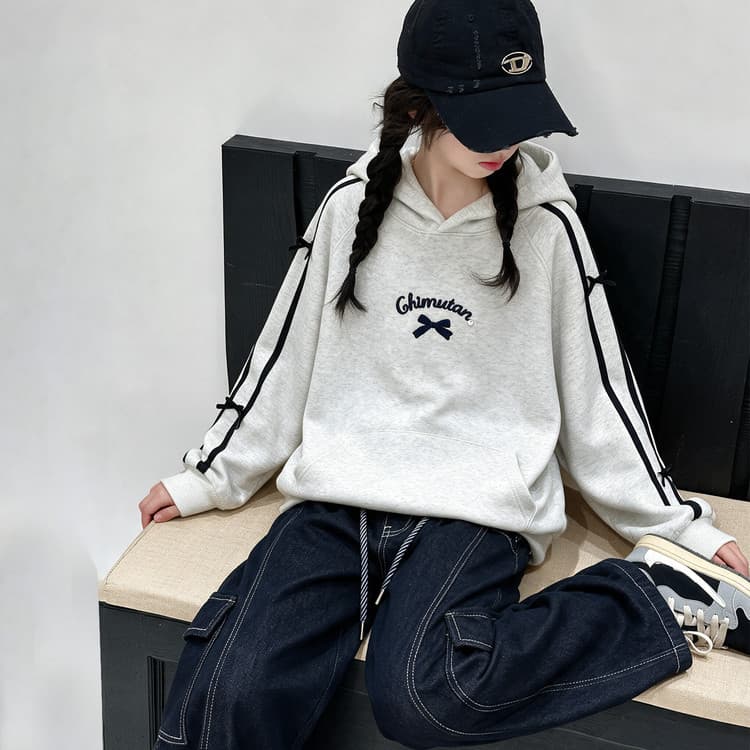 Кофта BOBBY ABLEY Серый Свитшот Kids Толстовки - изображение 5