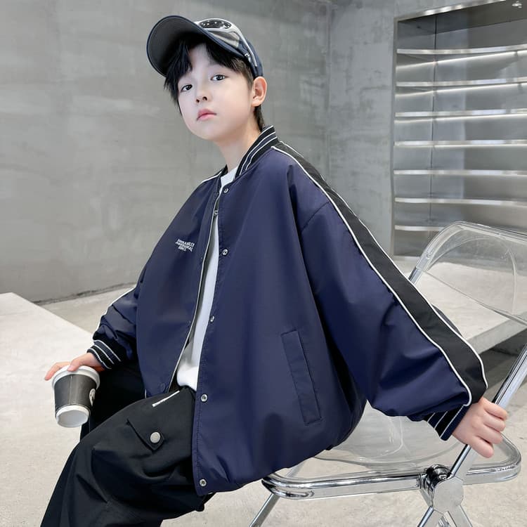 BOBBY ABLEY Темно-синий Kids Куртки - изображение 5