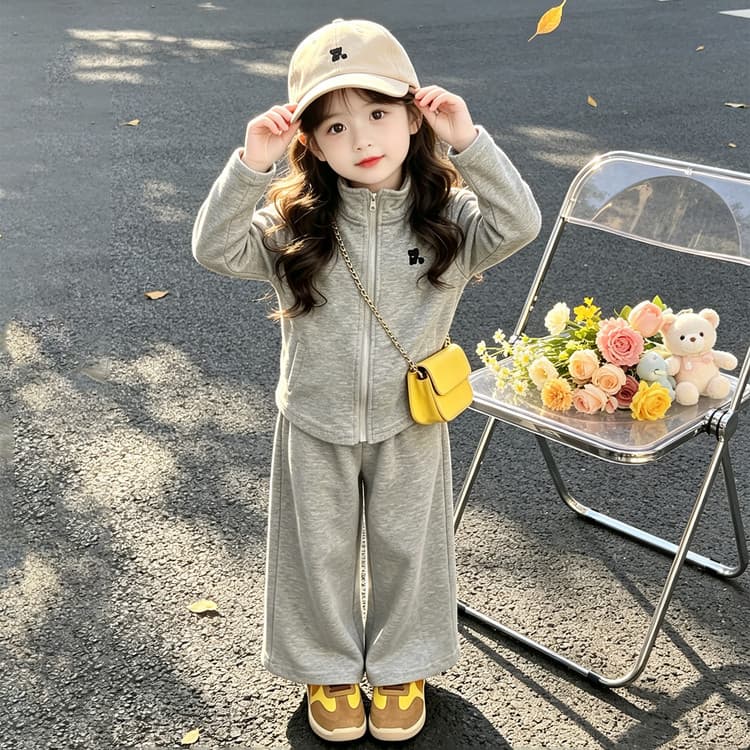 BOBBY ABLEY Серый Kids Повседневные спортивные костюмы Наборы - изображение 2