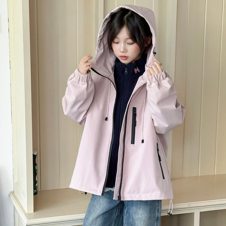 BOBBY ABLEY Розовый 3-в-1 (Пальто + Внутренняя одежда) Kids Туристическая одежда - изображение 4