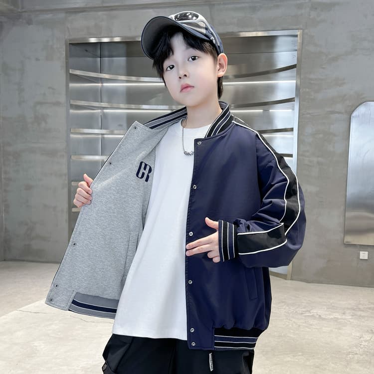 BOBBY ABLEY Темно-синий Kids Куртки - изображение 4