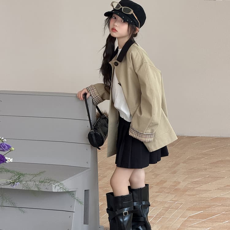 BOBBY ABLEY Хаки Kids Куртки - изображение 3