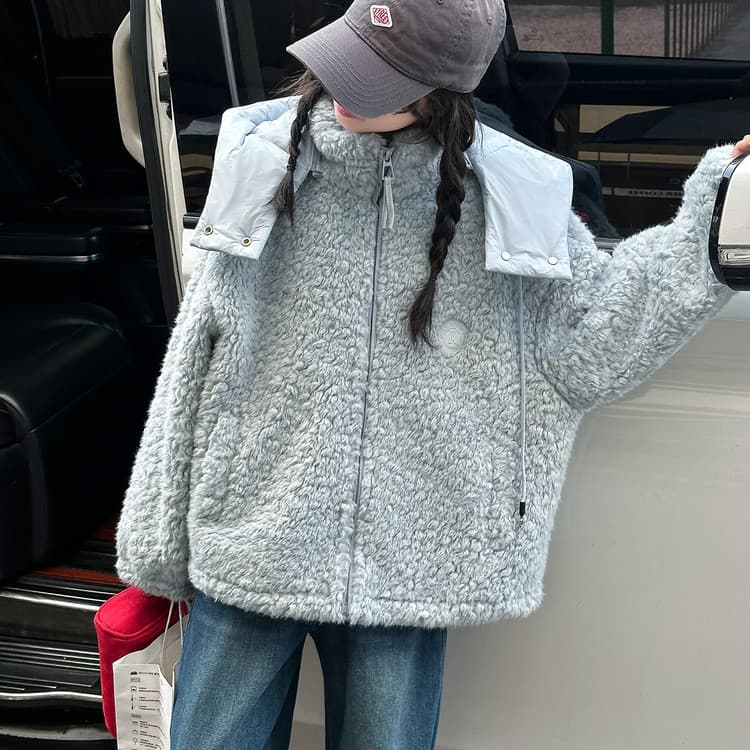 BOBBY ABLEY Синий Kids Утеплённые куртки - изображение 6