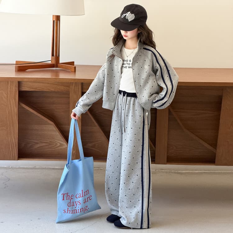 BOBBY ABLEY Серый комплект Kids Повседневные спортивные костюмы Наборы - изображение 2