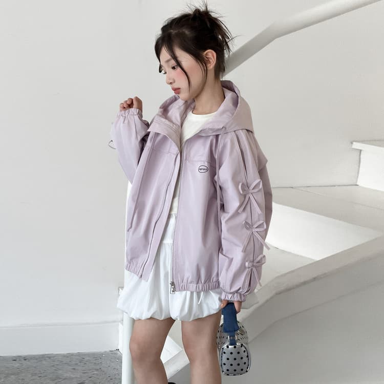 BOBBY ABLEY Фиолетовый Kids Куртки - изображение 4