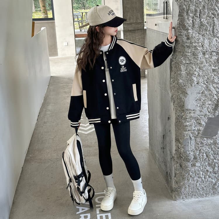 BOBBY ABLEY Черный Kids Бейсбольные куртки - изображение 2