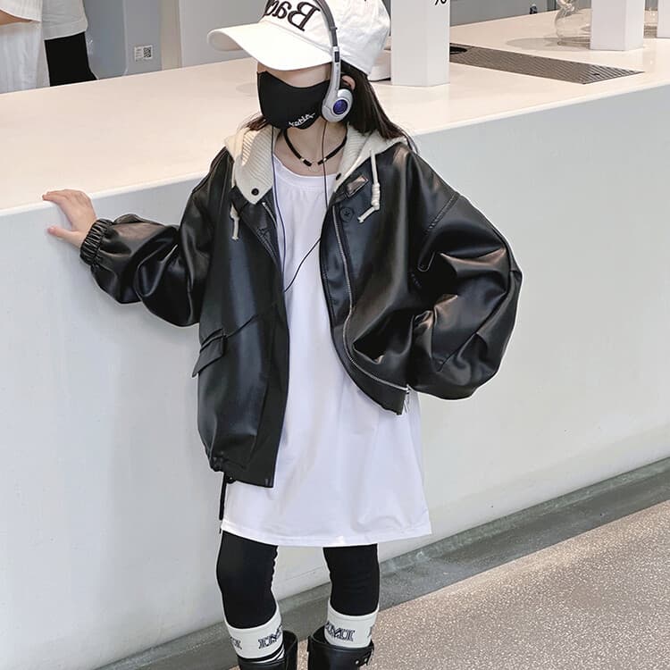 BOBBY ABLEY Черный без подкладки Kids Куртки - изображение 2