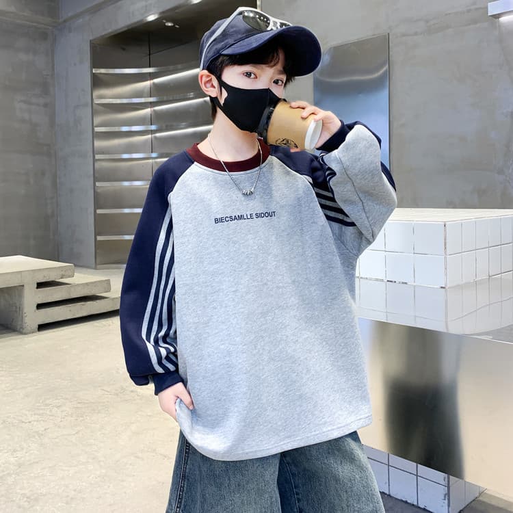 BOBBY ABLEY Серый Kids Толстовки - изображение 7