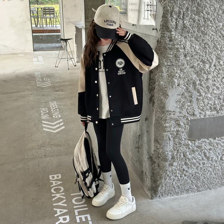 BOBBY ABLEY Черный Kids Бейсбольные куртки - изображение 4