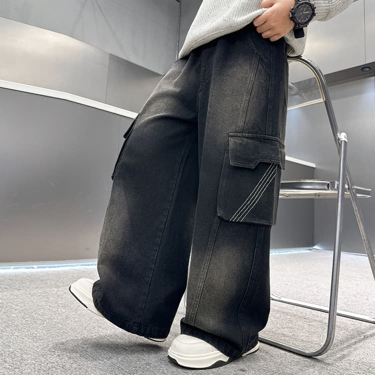 BOBBY ABLEY Черные Джинсы для дошкольников - изображение 4