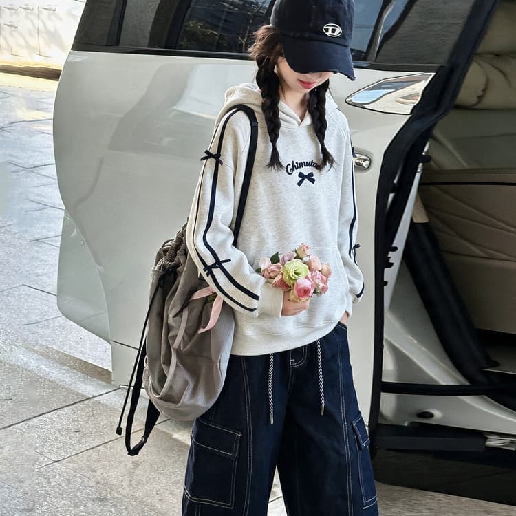 Кофта BOBBY ABLEY Серый Свитшот Kids Толстовки - изображение 6