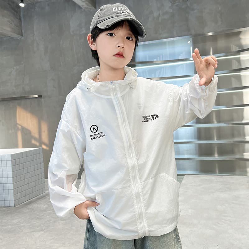 BOBBY ABLEY Белый Kids Куртки - изображение 4