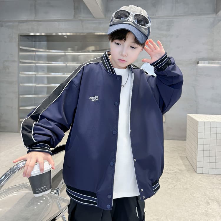 BOBBY ABLEY Темно-синий Kids Куртки - изображение 2