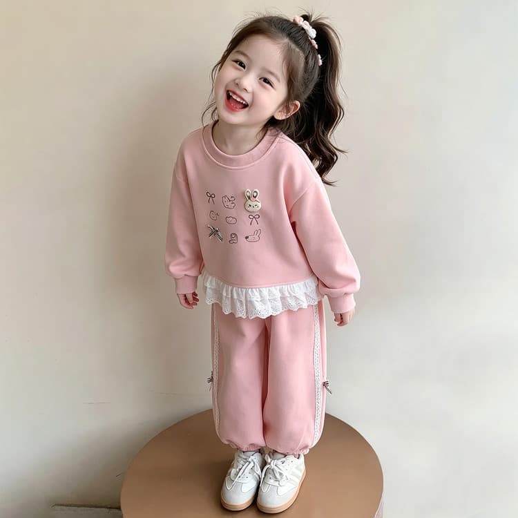 BOBBY ABLEY Розовый Kids Повседневные спортивные костюмы Наборы - изображение 7