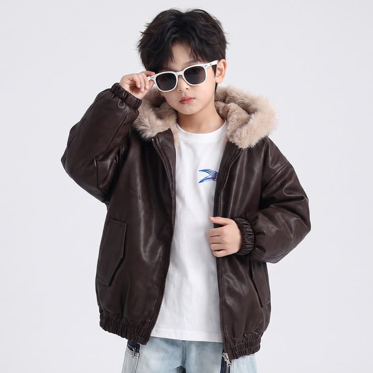 BOBBY ABLEY Кофе Kids Утеплённые куртки - изображение 3