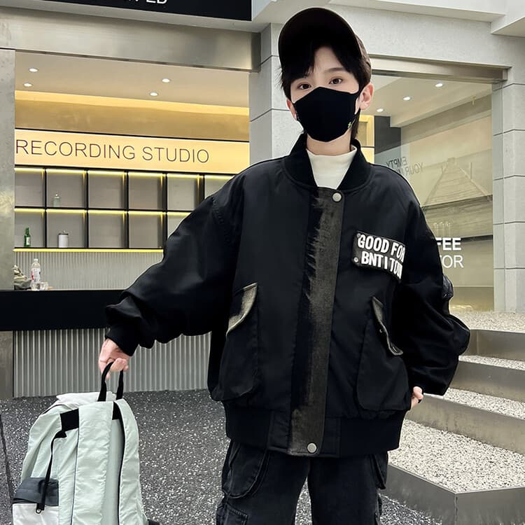 BOBBY ABLEY Черный Kids Утеплённые куртки - изображение 5
